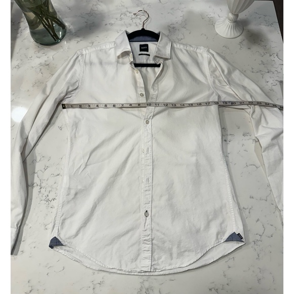 Hugo Boss BOSS Men's Rikki 53 Slim-Fit Shirt - Size Small - Picture 13 of 16